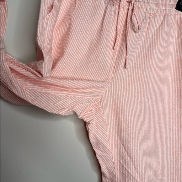 J. Crew Coral Striped Pajamas - Picture 4 of 9